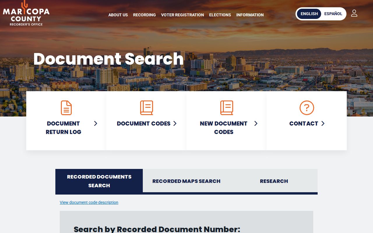 Fountain Hills residents directory recorded deed index
